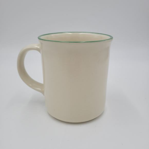 Vtg Pfaltzgraff Coffee Mug One Size Ivory Nordic Christmas Tree Holiday Set of 4 - Picture 3 of 7